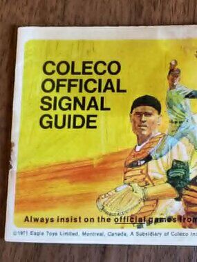 Vintage Coleco Official Signal Guide © 1971